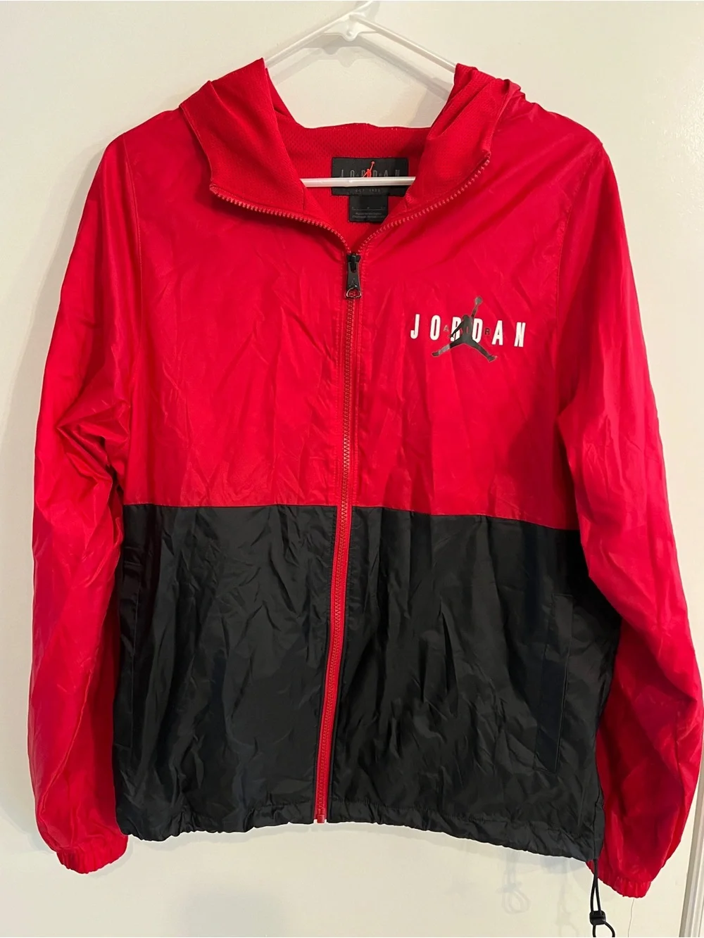 Men’s Size Small Jordan Full Zip Windbreaker Jacket